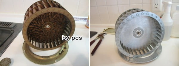 レンジフードクリーニングの写真です。