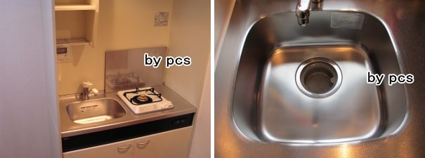 キッチンクリーニング後のミニキッチンの写真01