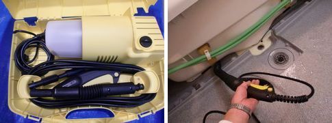 浴槽下の高圧洗浄